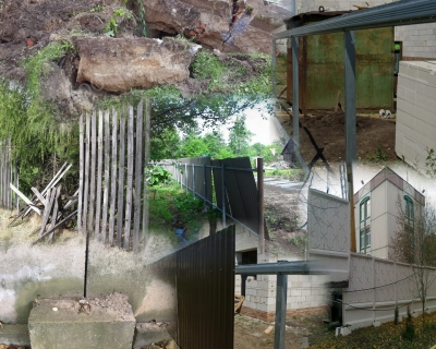 Демонтаж ограждений и заборов